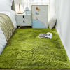 Picture of Ophanie Green Grass Area Rugs for Bedroom, 3x5 Shag Fluffy Carpet, Fuzzy Furry Plush Soft Cute Kids Baby Girls Shaggy Bedside Floor Rug for Teen Dorm Nursery Home Decor Aesthetic
