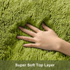 Picture of Ophanie Green Grass Area Rugs for Bedroom, 3x5 Shag Fluffy Carpet, Fuzzy Furry Plush Soft Cute Kids Baby Girls Shaggy Bedside Floor Rug for Teen Dorm Nursery Home Decor Aesthetic