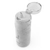 Picture of Ello Cooper 18oz Stainless Steel Water Bottle with Straw and Carry Handle, Double Walled and Vacuum Insulated Metal, Leak Proof Locking Lid with Soft Silicone Spout, Reusable, BPA Free, White Marble