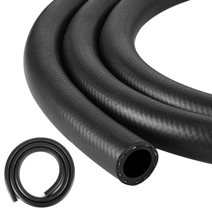 Picture of 1/2 Inch (12mm) ID Fuel Line Hose 6.5FT NBR Rubber Push Lock Hose High Pressure 300PSI for Automotive Fuel Systems Engines
