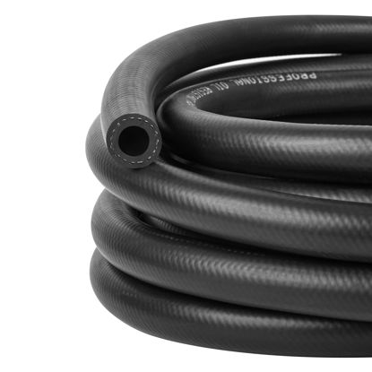 Picture of 3/8 Inch (10mm) ID Fuel Line Hose 25FT NBR Rubber Push Lock Hose High Pressure 300PSI for Automotive Fuel Systems Engines
