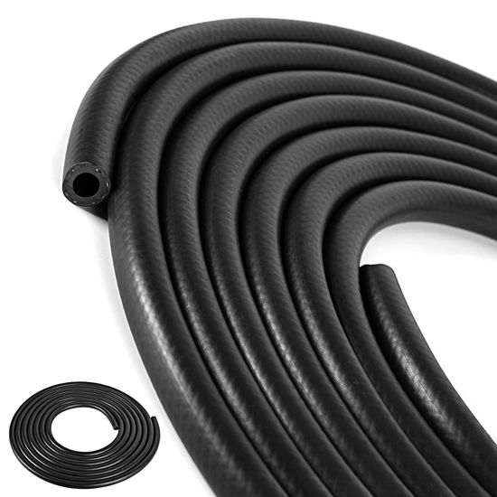Picture of 5/16 Inch (8mm) ID Fuel Line Hose 20FT NBR Rubber Push Lock Hose High Pressure 300PSI for Automotive Fuel Systems Engines