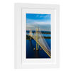 Picture of PEALSN 5x7 Picture Frame, Display Pictures 4 x 6 with Mat or 5 x 7 Without Mat for Wall Mounting Display, Photo Frames, White.