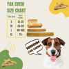 Picture of EcoKind Premium Gold Yak Cheese Himalayan Dog Chews, Dog Treats for Medium Dogs, All Natural, High Protein, for Aggressive Chewers, Medium - 6 Chews