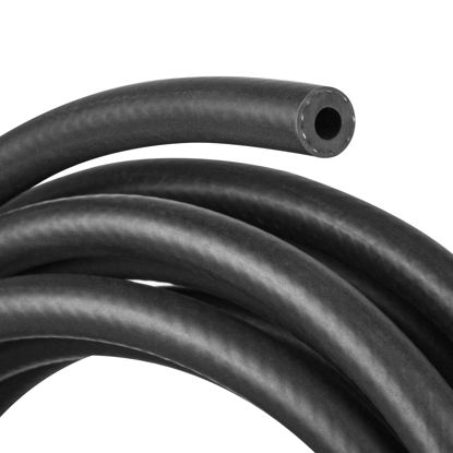 Picture of 1/4 Inch (6mm) ID Fuel Line Hose 6.5FT NBR Rubber Push Lock Hose High Pressure 300PSI for Automotive Fuel Systems EnginesHose