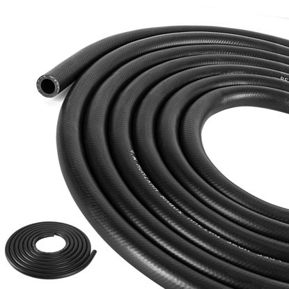 Picture of 1/2 Inch (12mm) ID Fuel Line Hose 20FT NBR Rubber Push Lock Hose High Pressure 300PSI for Automotive Fuel Systems Engines