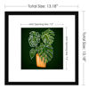 Picture of PEALSN 12x12 Picture Frame, Display Pictures 8 x 8 with Mat or 12 x 12 Without Mat for Wall Mounting Display, Poster Frames, Black