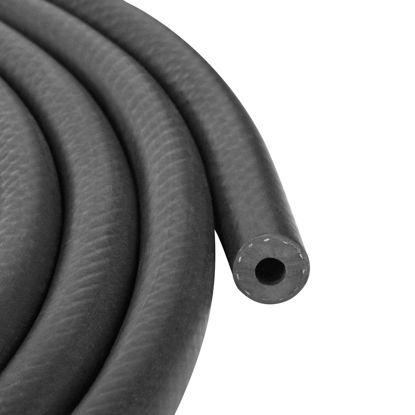 Picture of 3/16 Inch (5mm) ID Fuel Line Hose 5FT NBR Rubber Push Lock Hose High Pressure 300PSI for Automotive Fuel Systems Engines