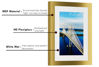 Picture of PEALSN 5x7 Picture Frame, Display Pictures 4 x 6 with Mat or 5 x 7 Without Mat for Wall Mounting Display, Photo Frames, Gold.