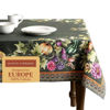 Picture of Maison d' Hermine 100% Cotton Table Cover - 60"x120" Rectangle Decorative Tablecloth - Washable Tablecloths for Dining, Home & Party For Thanksgiving & Christmas - Pumpkin Garden/Dark Green Collection