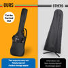 Picture of CAHAYA Guitar Dust Cover Bag Bass: Soft Guitar Cover Gig Bag Protect Bass From Sun Dust and Moisture No Padding CY0309
