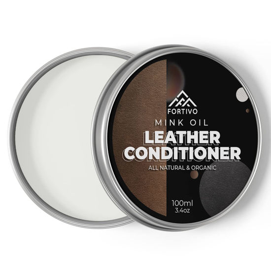 Picture of The Original Leather Mink Oil, Leather Color Restorer, Leather Scratch Remover, Leather Couch Scratch Repair, Leather Restorer for Couches, Leather Couch Paint, Leather Scratch Repair Kit Mink Oil