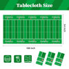 Picture of Football Party Decorations,3 Pack Football Tablecloth Disposable Plastic Tablecloth 54" X 108", Football Birthday Party Decor,Football Table Cloth for Rectangle Tables,Football Party Supplies for Home