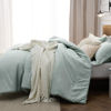 Picture of Bedsure Twin/Twin XL Comforter Set Dorm Bedding - Sage Green Twin Bedding Set for College, Soft Cationic Dyed Bed Set for All Seasons, 2 Pieces, 1 Comforter (68"x88") and 1 Pillow Sham (20"x26"+2")
