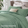Picture of Bedsure Full Size Comforter Set - Green Full Comforter Set, Soft Bedding for All Seasons, Cationic Dyed Bedding Set, 3 Pieces, 1 Comforter (82"x86") and 2 Pillow Shams (20"x26"+2")