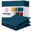 Picture of Ekkogo Acoustic Panels 12-Pack Soundproof Wall Panels 12"X12"X0.4" Sound Panels High Density Sound Dampening Panels - [Ocean Turquoise Square]