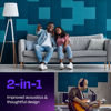 Picture of Ekkogo Acoustic Panels 12-Pack Soundproof Wall Panels 12"X12"X0.4" Sound Panels High Density Sound Dampening Panels - [Ocean Turquoise Square]