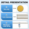 Picture of CorkLatta Brushed Nickel Shower Curtain Rod 31 to 68 Inch,1 Inch Diameter Adjustable Spring Tension Stainless Steel Telescoping Rod,Easy Install,No Rust