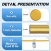 Picture of CorkLatta Gold Shower Curtain Rod 31 to 68 Inch,1 Inch Diameter Adjustable Spring Tension Stainless Steel Telescoping Rod,Easy Install,No Rust