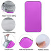 Picture of CD Case, Siveit DVD Case Holder 96 Capacity Hard Plastic CD DVD Disc Cases Storage Binder Wallet for Car Home Office Travel (Purple)