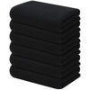 Picture of Kitinjoy 100% Cotton Waffle Weave Kitchen Towels, 6-Pack Super Soft and Absorbent Kitchen Dish Towels for Drying Dishes, Kitchen Hand Towels, 13 in x 28 in, Black