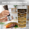 Picture of HOME EC Original Salt and Pepper Grinder Set - Adjustable Sea Salt Grinder & Pepper Grinder - Stainless Steel & Glass Salt and Pepper Shakers - Pepper Mill & Salt Mill - Modern Kitchen Accessories