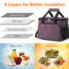 Picture of Lifewit Large Lunch Bag Insulated Lunch Box Soft Cooler Cooling Tote for Adult Men Women,Purple 24-Can (15L)