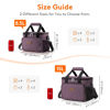 Picture of Lifewit Large Lunch Bag Insulated Lunch Box Soft Cooler Cooling Tote for Adult Men Women,Purple 24-Can (15L)