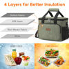 Picture of Lifewit Large Lunch Bag Insulated Lunch Box Soft Cooler Cooling Tote for Adult Men Women, Dark Green 24-Can (15L)