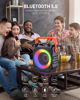 Picture of Karaoke Machine with 2 Wireless Microphones,Portable Karaoke Machine for Adults & Kids,Karaoke Microphone with PA System,Karaoke Speaker Supports for TWS,USB,FM,REC,AUX in,TF Card
