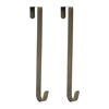 Picture of Sattiyrch 15" Wreath Hanger for Front Door,Steel Over The Door Single Hook for Door Sign, Bronze,2pcs
