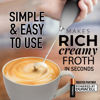 Picture of Zulay Kitchen Milk Frother Wand (2 Duracell Batteries Included) - Handheld Milk Frother - Easy-Clean Milk Frother Wand & Drink Mixer - Electric Coffee Frother for Frappe, Matcha - Storm