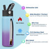 Picture of BJPKPK Insulated Water Bottles with Straw Lid, 22oz Cold & Hot Water Bottle, Stainless Steel Metal Water Bottle with 3 Lids, Reusable Thermos, Cups, Mugs for Daily Water Intake-Ocean Dream