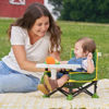 Picture of Bright Starts John Deere Pop 'N Sit Portable Booster Chair, Floor Seat, Indoor/Outdoor Use, Compact Fold, Green and Yellow, 6 Mos - 3 Yrs