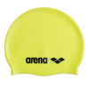 Picture of Arena Classic Unisex Soft Silicone Swim Cap for Women and Men, Intensive Training and Racing Comfortable Non-Slip Long Hair Swimming Hat, Light Yellow