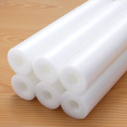 Picture of Shelf Liner, Non-Slip Cabinet Liner, Washable Oil-Proof for Kitchen Cabinet, Shelves, Refrigerator, Storage, Desks, 12 Inches x 10 FT, Non Adhesive Drawers Liner… (12 Inches x 10 FT x 6 Rolls) Clear
