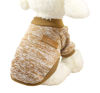 Picture of Jecikelon Dog Clothes Dogs Sweater Soft Puppies Clothing Winter Puppy Sweaters Warm Outfit for Dogs Small XXS XS Cat Apparel (XX-Small, Khaki)