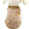Picture of Jecikelon Dog Clothes Dogs Sweater Soft Puppies Clothing Winter Puppy Sweaters Warm Outfit for Dogs Small XXS XS Cat Apparel (Khaki, XS)