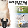 Picture of Dog Paw Cleaner, Washer, Buddy Muddy Pet Foot Cleaner for Small Medium Large Breed Dogs/Cats (with 3 absorbent towel) (Black, Small)