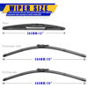 Picture of 3 wipers Replacement for 2008-2012 Ford Escape, Windshield Wiper Blades Original Equipment Replacement - 20"/20"/12" (Set of 3) Pinch Tap