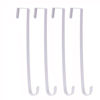 Picture of Sattiyrch 15" Wreath Hanger for Front Door,Steel Over The Door Wreath Hooks, White (4)