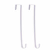Picture of Sattiyrch 15" Wreath Hanger for Front Door,Metal Over The Door Wreath Hooks, White (2)