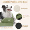 Picture of Comfort Expression Waterproof Dog Beds for Large Dogs, Orthopedic Large Breed Dog Beds, Comfy Pet Bed Sofa with Washable Removable Cover & Non-Slip Bottom(Large,Light Green)
