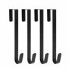 Picture of Sattiyrch Wreath Hanger for Front Door 15",Long Metal Autumn Xmas Wreath Hooks,Black (4, 15")