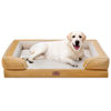 Picture of Comfort Expression Jumbo Dog Bed Orthopedic Foam, Waterproof Dog Bed for Jumbo Breed Dogs, PV Washable Dog Sofa Bed with Removable Cover & Non-Slip Bottom(Jumbo,Khaki)