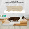 Picture of Comfort Expression Jumbo Dog Bed Orthopedic Foam, Waterproof Dog Bed for Jumbo Breed Dogs, PV Washable Dog Sofa Bed with Removable Cover & Non-Slip Bottom(Jumbo,Khaki)