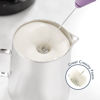 Picture of Powerful Milk Frother Handheld Foam Maker, Mini Whisk Drink Mixer for Coffee, Cappuccino, Latte, Matcha, Hot Chocolate, No Stand, Light Purple