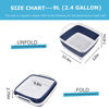 Picture of MontNorth Dishpan for Washing Dishes,9L Collapsible Dish Tub Portable Sink,Wash Basin,Foldable Laundry Tub,Washing Basin with Drain Plug,Dishpan for Kitchen Sink,Camping Dish Washing Tub,Navy blue