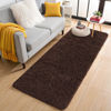 Picture of OLANLY 2x8 Machine Washable Runner Rugs for Hallway, Soft Fluffy Shaggy Bedside Rugs for Bedroom, Living Room, Indoor Floor Carpet for Kids Girls and Boys, Nursery Rooms, Home Decor Aesthetic, Coffee
