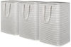 Picture of Lifewit 3 Packs Freestanding Laundry Hamper, Collapsible Waterproof Large Laundry Basket with Easy Carry Extended Handles for Clothes, Towels, Grey, 3 x 80L